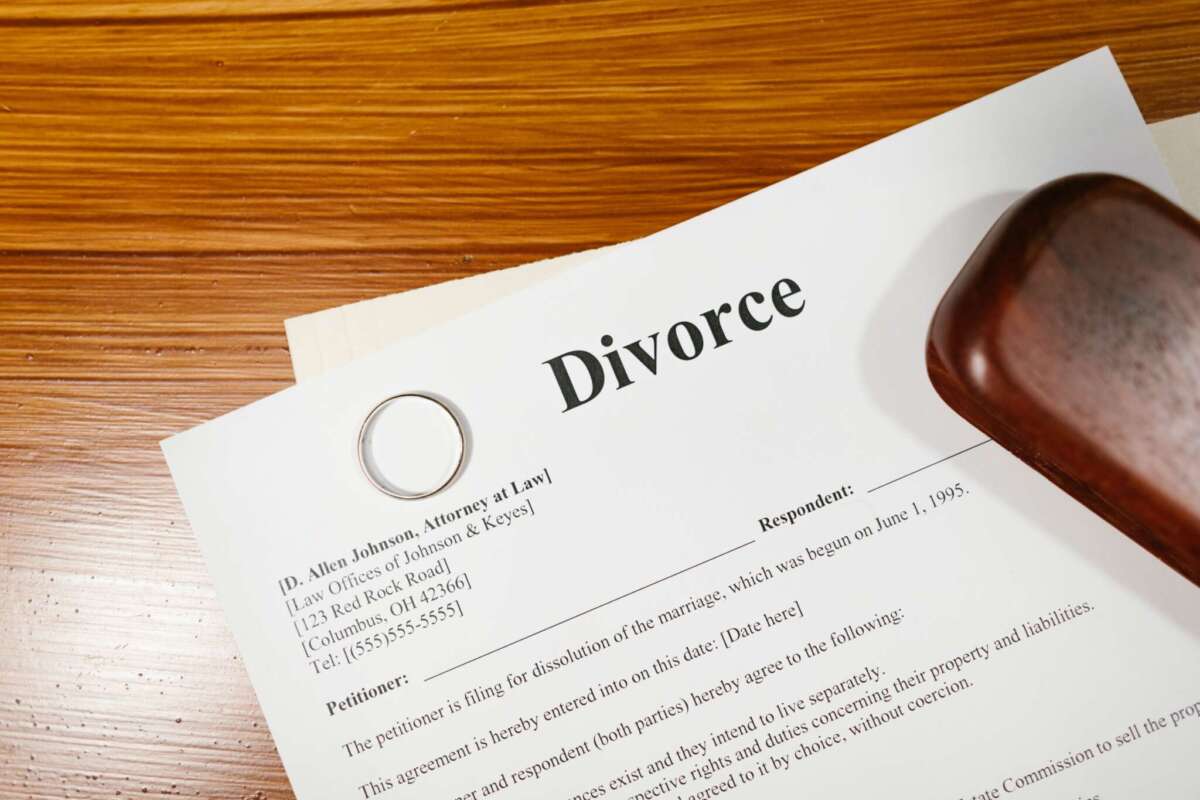 documents de divorce